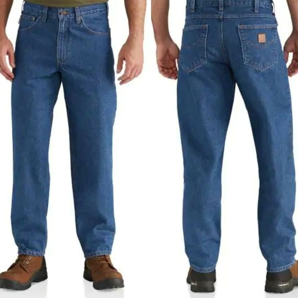 Carhartt Relaxed Fit Tapered Leg Jean Denim HW8978 - Picture 1 of 9